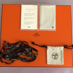 100% Authentic Hermes Birkin 30 Empty Gift Box with pouch Ribbon and Rain Cover